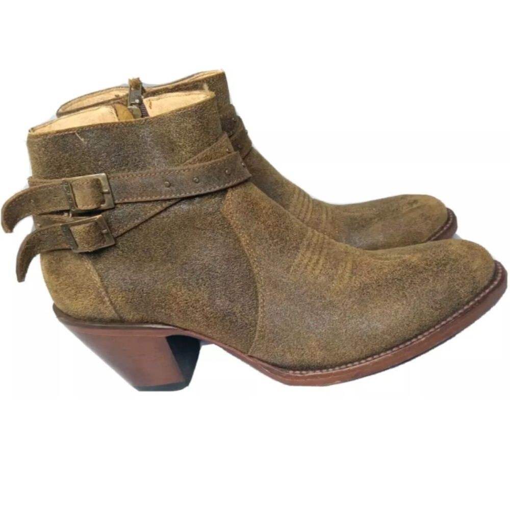 Shyanne Women's Western Booties Size 6.5 M Brown Boots Retail $139